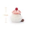 Apricot Lamb Raspberry Mochi Plush Toy for Kids, Soft and Cute, Fluffy Raspberry Mochi for Girls and Boys, 11cm