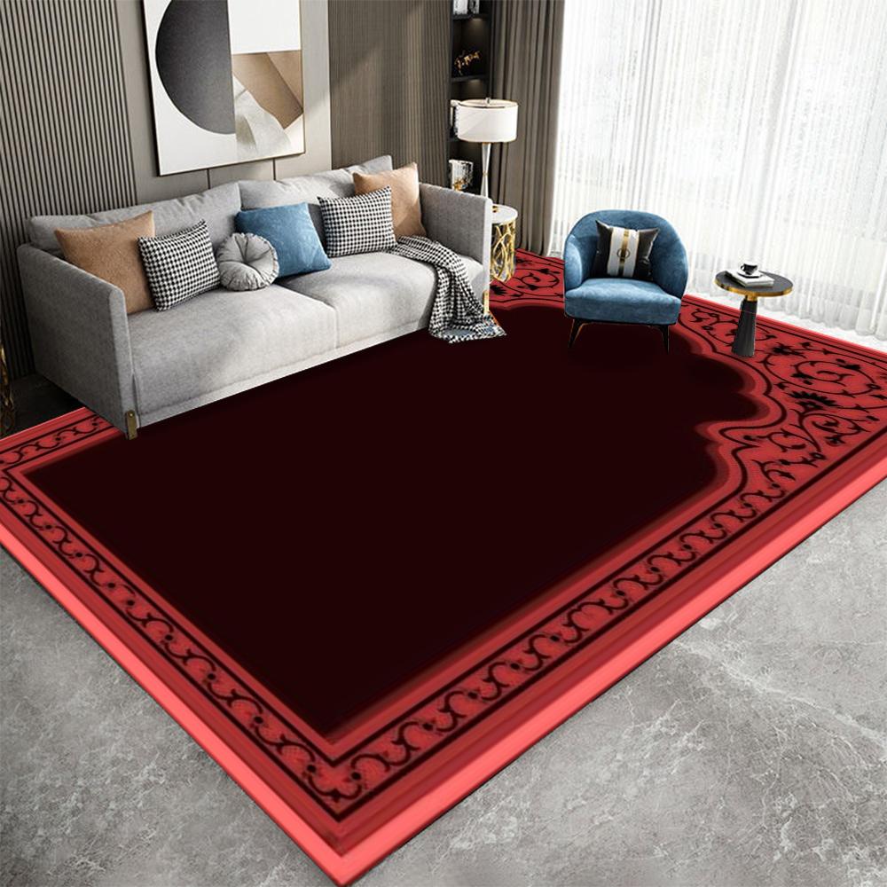 Muslimský denní modlitební koberec Koberec do obývacího pokoje a ložnice Víceúčelový K dispozici Svaté islámské dárky Krásná ramadánová modlitební podložka dekor