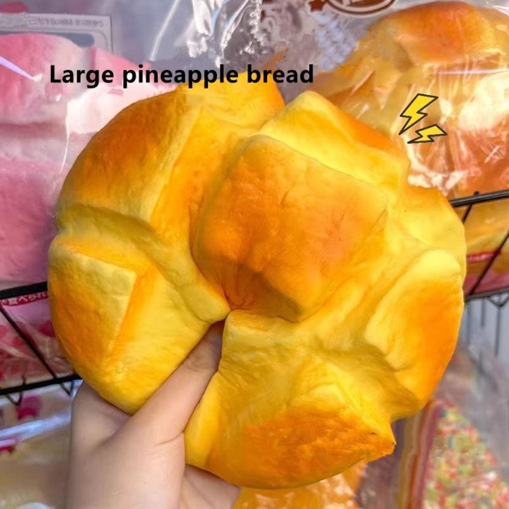 Slow Rising Sensory Fidget Bread Simulated Pineapple Bun Squishy Bread Squishy Toy  Kids Toy
