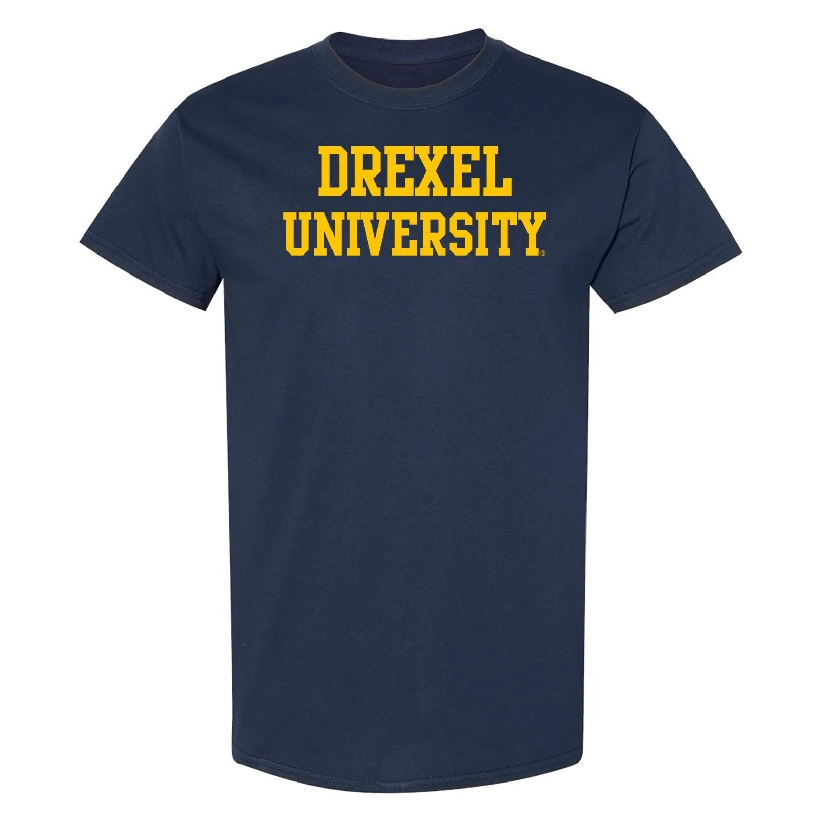 Drexel University Dragons Basic Block T-Shirt - Navy M
