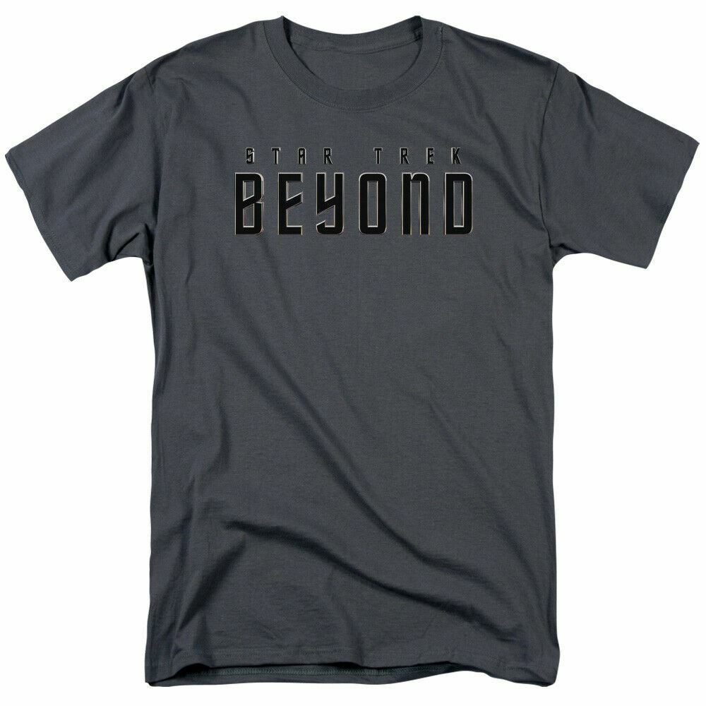 26 Star Trek Beyond Logo T Shirt Licensed Sci-Fi Movie Classic Tee New Charcoal Unisex T-Shirt XL