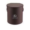For Lexus RX NX LX ES GS IS UX etc Car Trash Can Waterproof with Lid Leakproof Leatherette Waste Bin AEN1