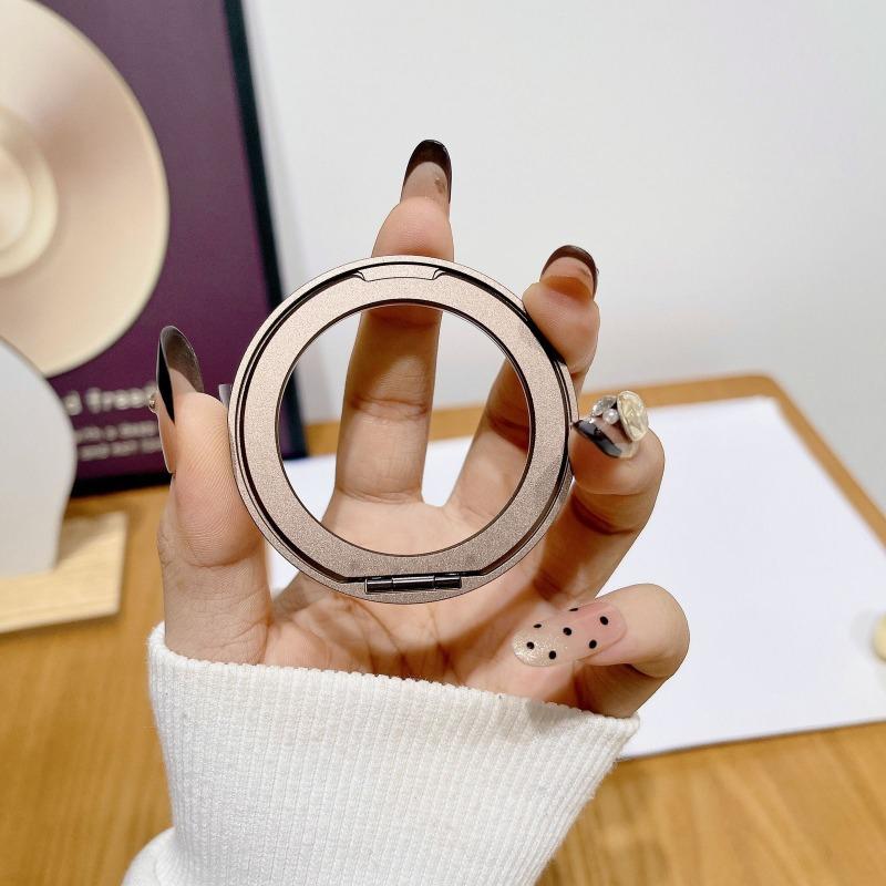 Ultra Thin Aluminum Alloy Adhesive Rotating Ring Portable Desktop Phone Holder