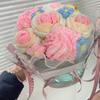 Crochet Flower Bouquet Mother's Day Gift Flowers Handmade Bouquet Wedding Party Decor Guests Gifts Graduation Gifts
