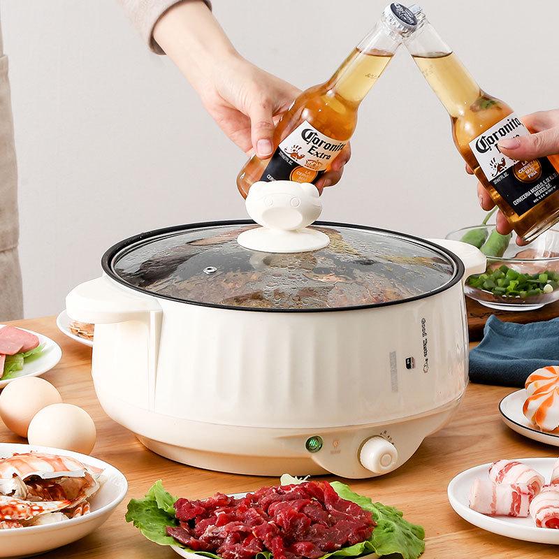 Multifunctional Electric Cooker: Rice Cooker, Steamer, Frying Pan, and Heating Pot