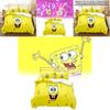 Spongebob Squarepants Bedding Set With Polyester Fabric For Kid And Teens Sleep Decor