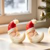 Moon Design Candle Making Form for Christmas DIY Candle Projects, Flexible Shape Tool for Seasonal Home Display and Present Making