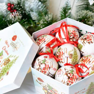 Різдвяна ялинка, що висить, кулька, 14 шт., куля, подарункова коробка, упаковка, прикраса для дому, новорічна вечірка, святковий декор, ялинкові дрібнички