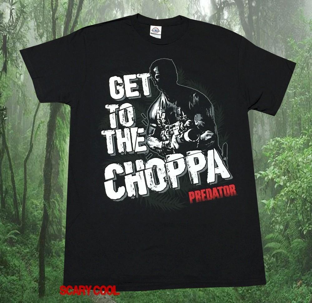 

New Predator Get to the Choppa Mens 1987 Vintage Unisex T-Shirt XL