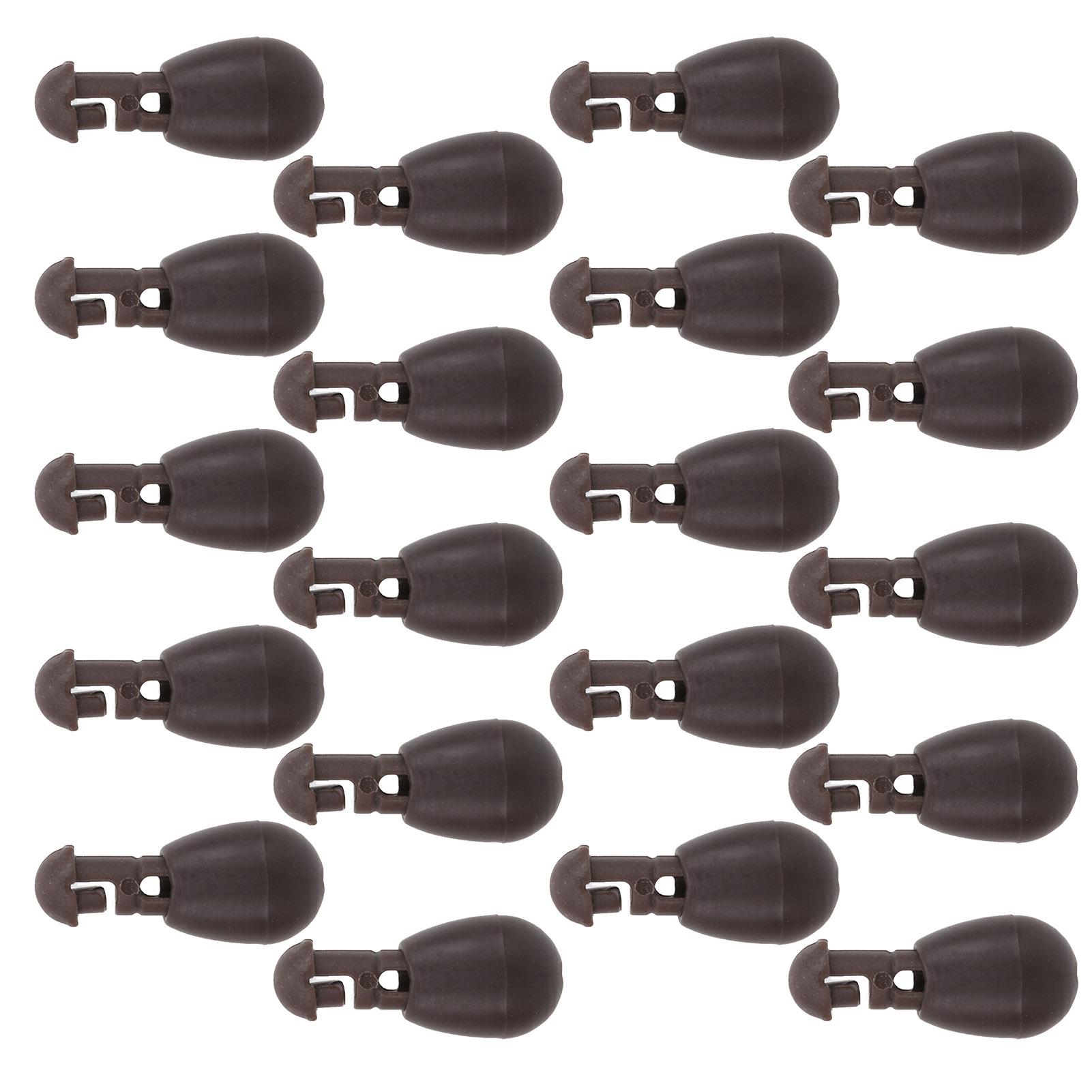 

ABS Бусины Карп Матч Стопор Рыболовный Соединитель Бусины для Поводков Рыболовный АксессуарКоричневый Большой