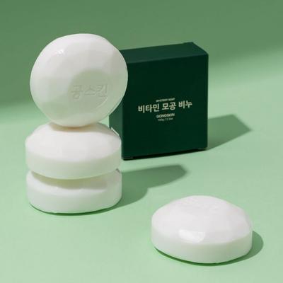 Gongskin Vitamin Pore Soap Trouble Relief Calming Moisturizing, 5 Pieces, 100g