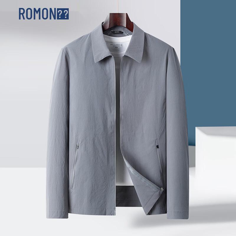 ROMON Men s Seamless Bonded Casual Jacket M