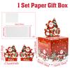 Christmas Money Box Merry Christmas Decorations for Home 2025 Navidad Santa Claus Cash Pull Box Xmas Ornament New Year Gift 2026