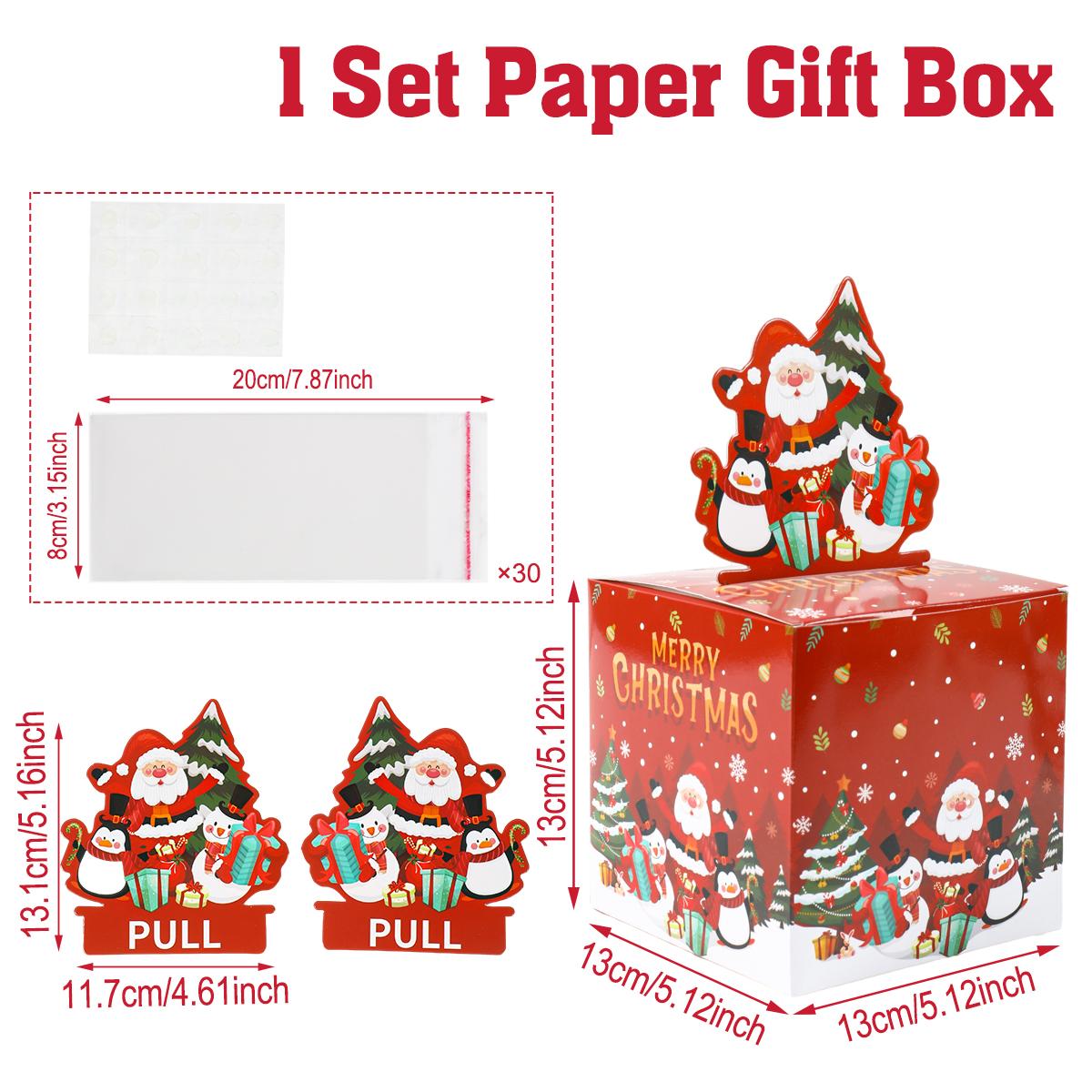 

Christmas Money Box Merry Christmas Decorations for Home 2025 Navidad Santa Claus Cash Pull Box Xmas Ornament New Year Gift 2026