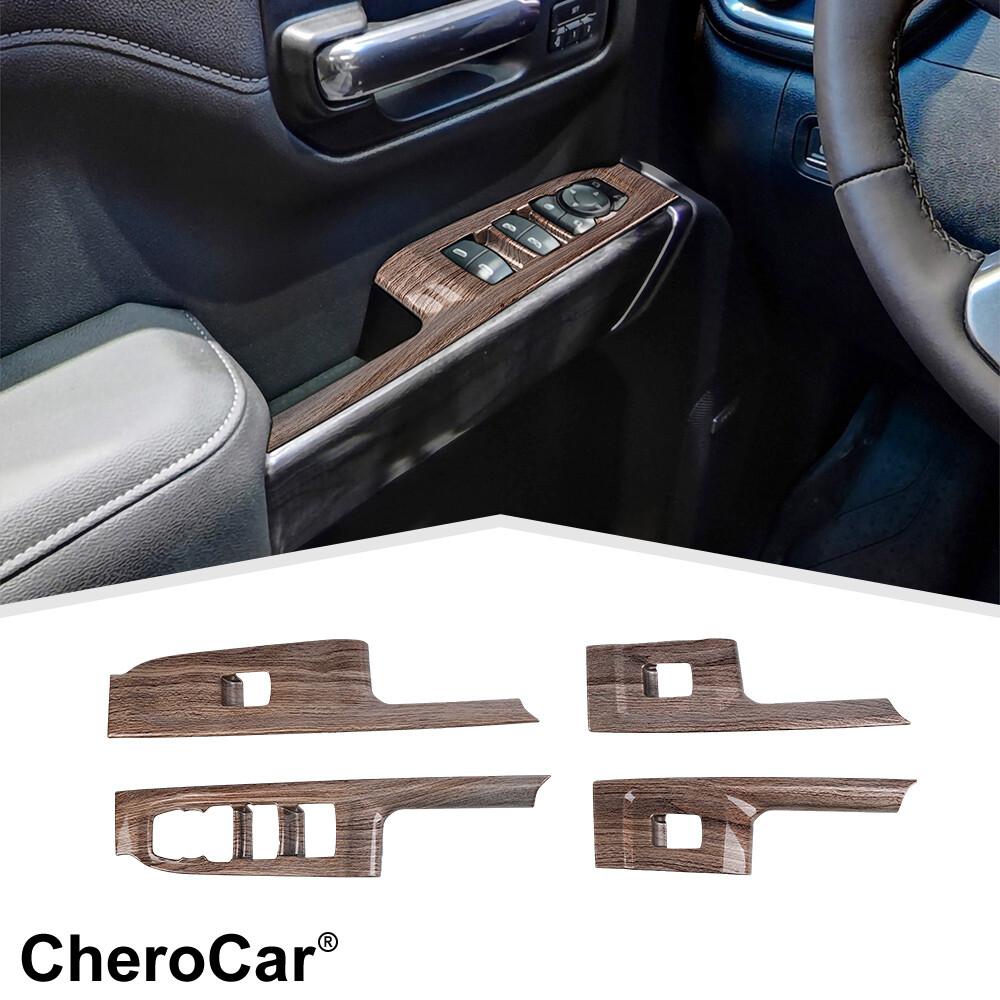 4X Window Lift Control Switch Panel Trim For Chevy Silverado -21 GMC-SIERRA