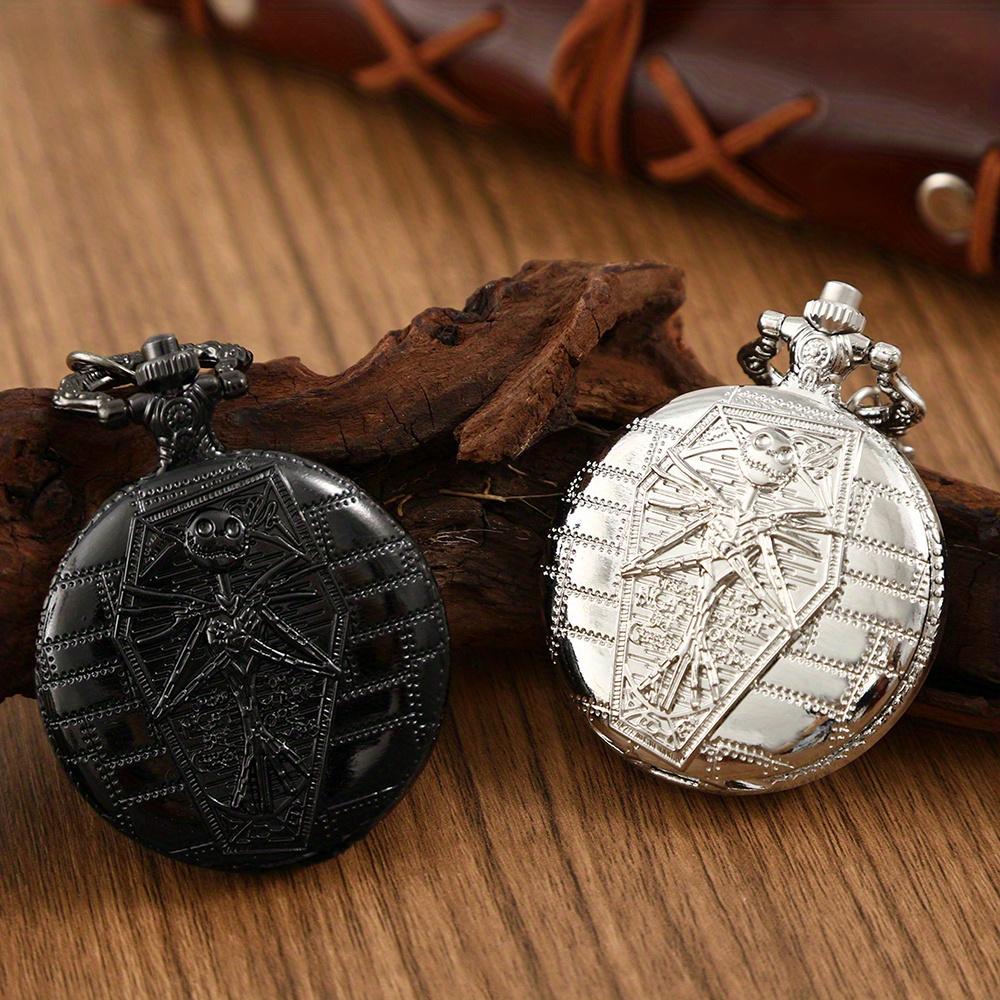 

2 шт./комплект, модные классические женские карманные часы, женские ретро креативные кварцевые карманные часы на цепочке, идеальный выбор для подарка женщине.