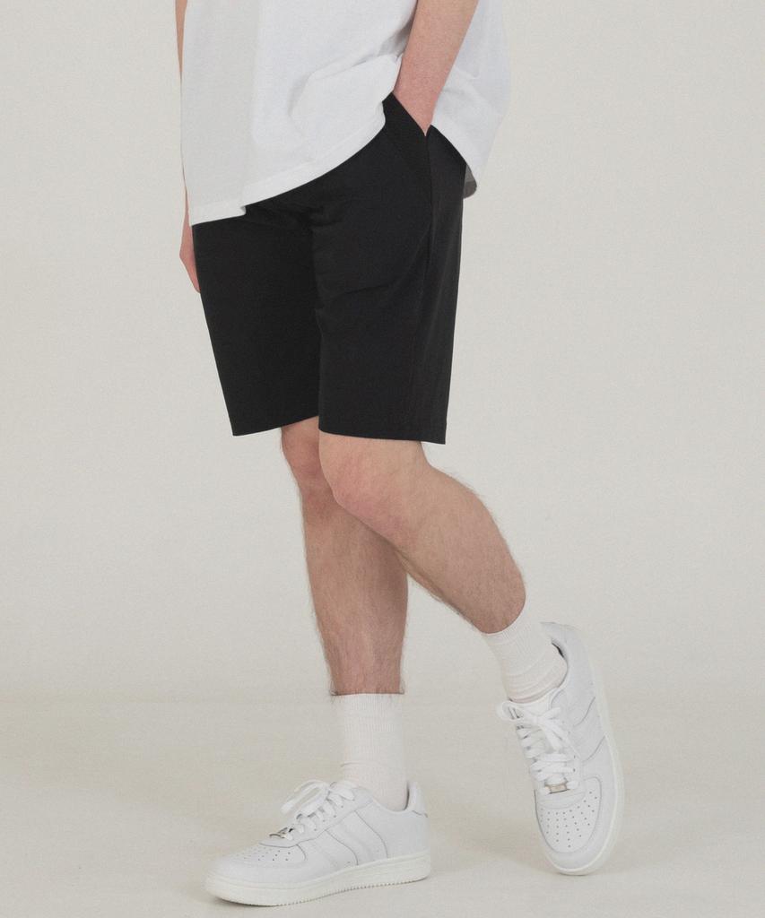 PIANER Cool Stretch Training Knee-Length Shorts (Black)