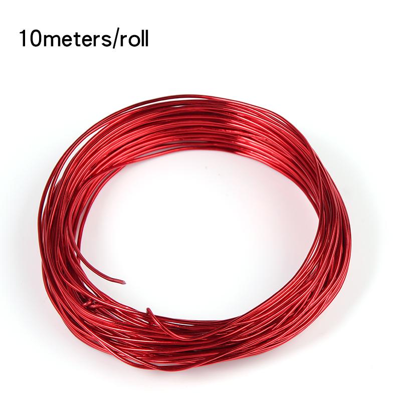 Colorful Aluminum Wire For Ornament Making DIY Crafts Material Handmade Finding Accessories Flexible Wire Round Aluminum Wire