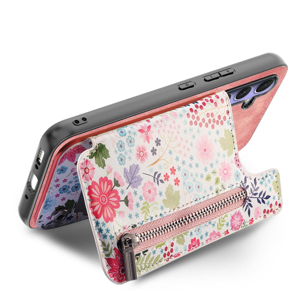 For Xiaomi Poco F7 Ultra 5G/Xiaomi Redmi K80 Pro 5G Leather Phone Cover with RFID Blocking Zipper Card Bag Kickstand