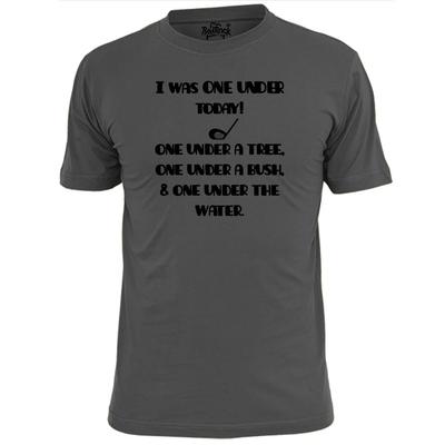 Herren Ein Unterlustiges Golf T-Shirt Golfen Masters Open Woods