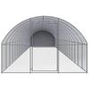 Outdoor Chicken Coop 3x20x2 M Galvanized Steel