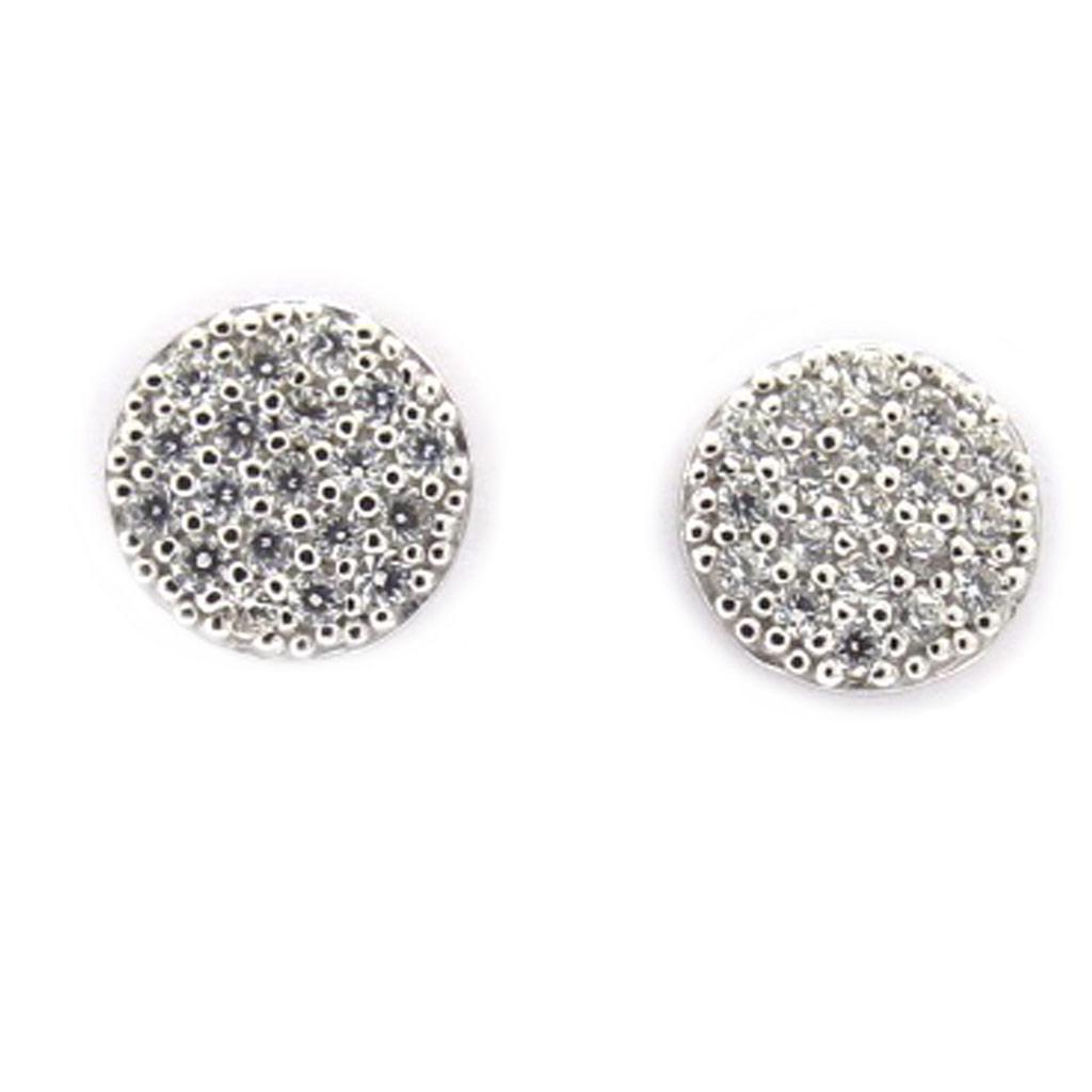 Les Trésors De Lily [K5909] - Silver Earrings 'Goddess' Silver White