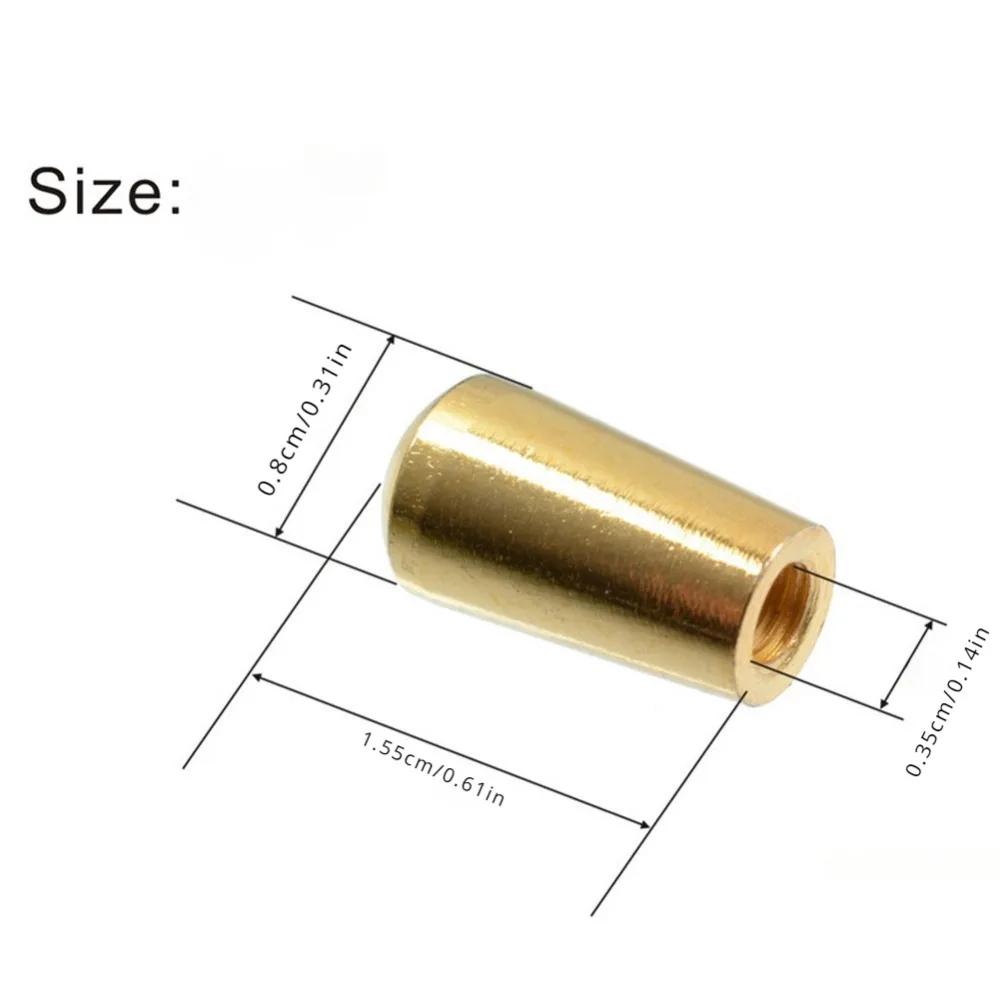 1 Stück 3,5 mm Gewinde Metall 3-Wege Kippschalter Knöpfe Kappe Spitze Knopf für LP E-Gitarre Teile Ersatz Schalterspitze