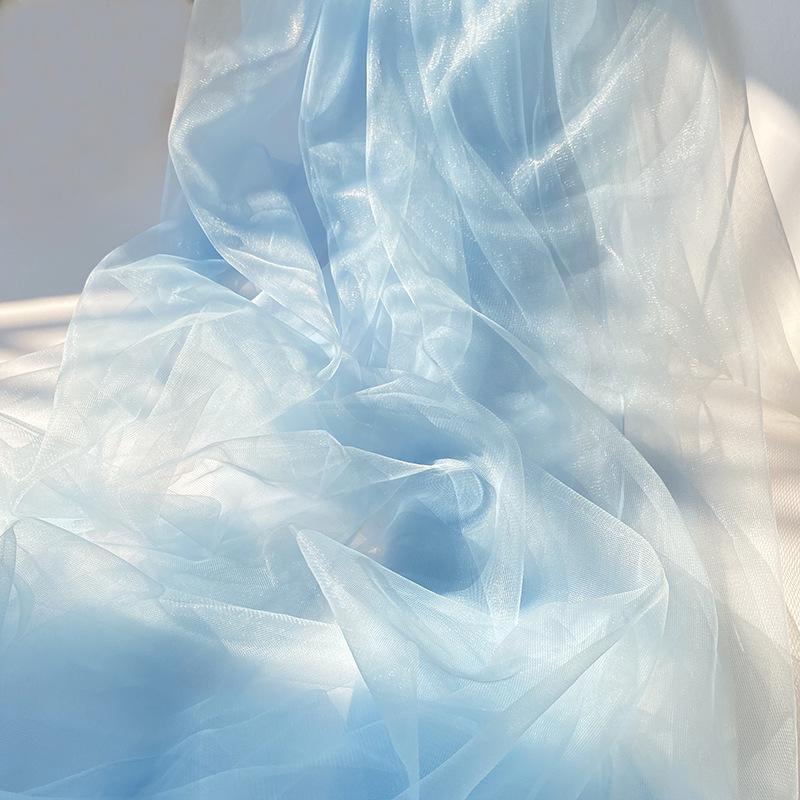 White Gauze Wedding Arch & Ceiling Drape – Chinese Style Outdoor Photo Backdrop
