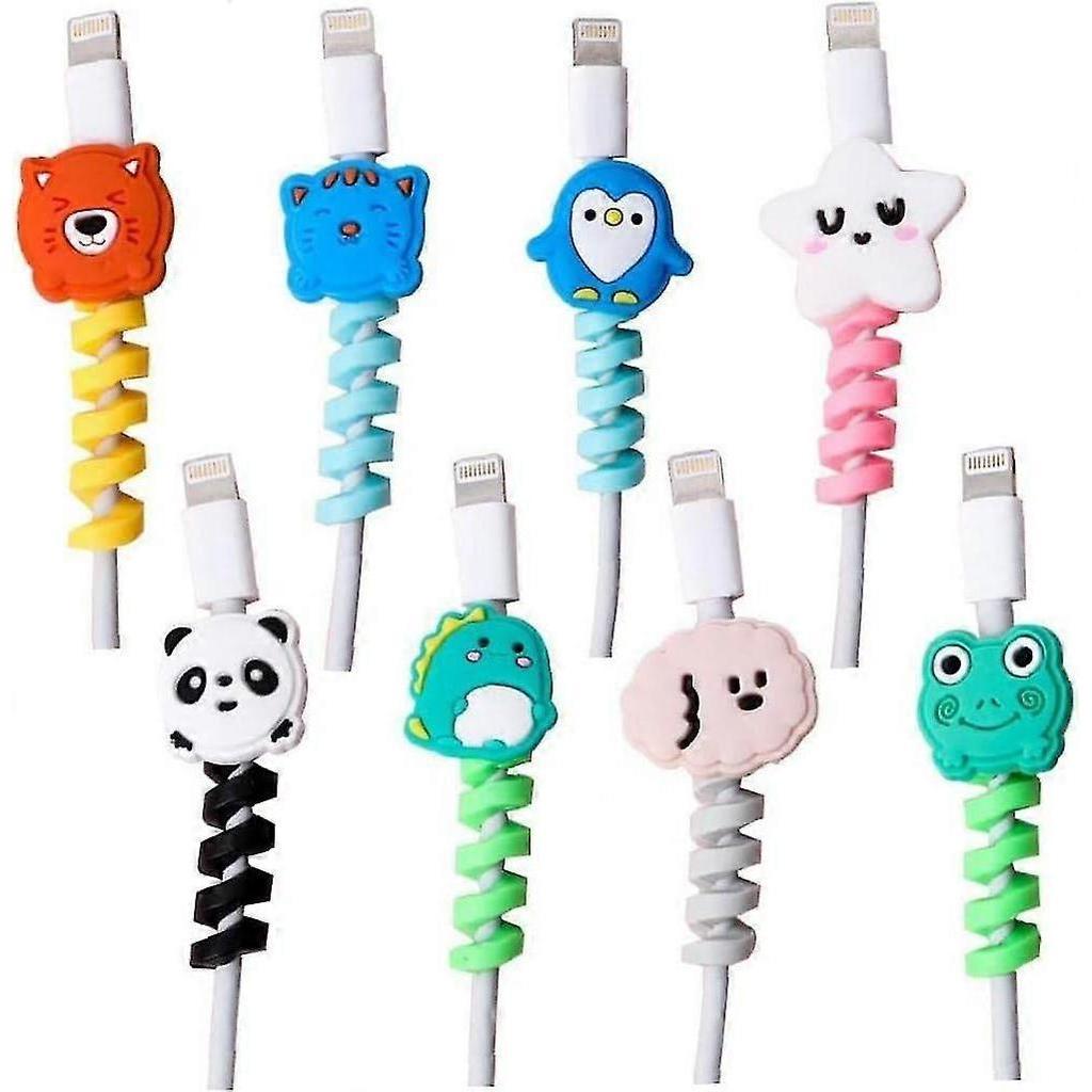 8-part Protection Cable Charger Charger Data Cable Stand Cable Protection Cable Cover Cable Holder Cable Organization Management