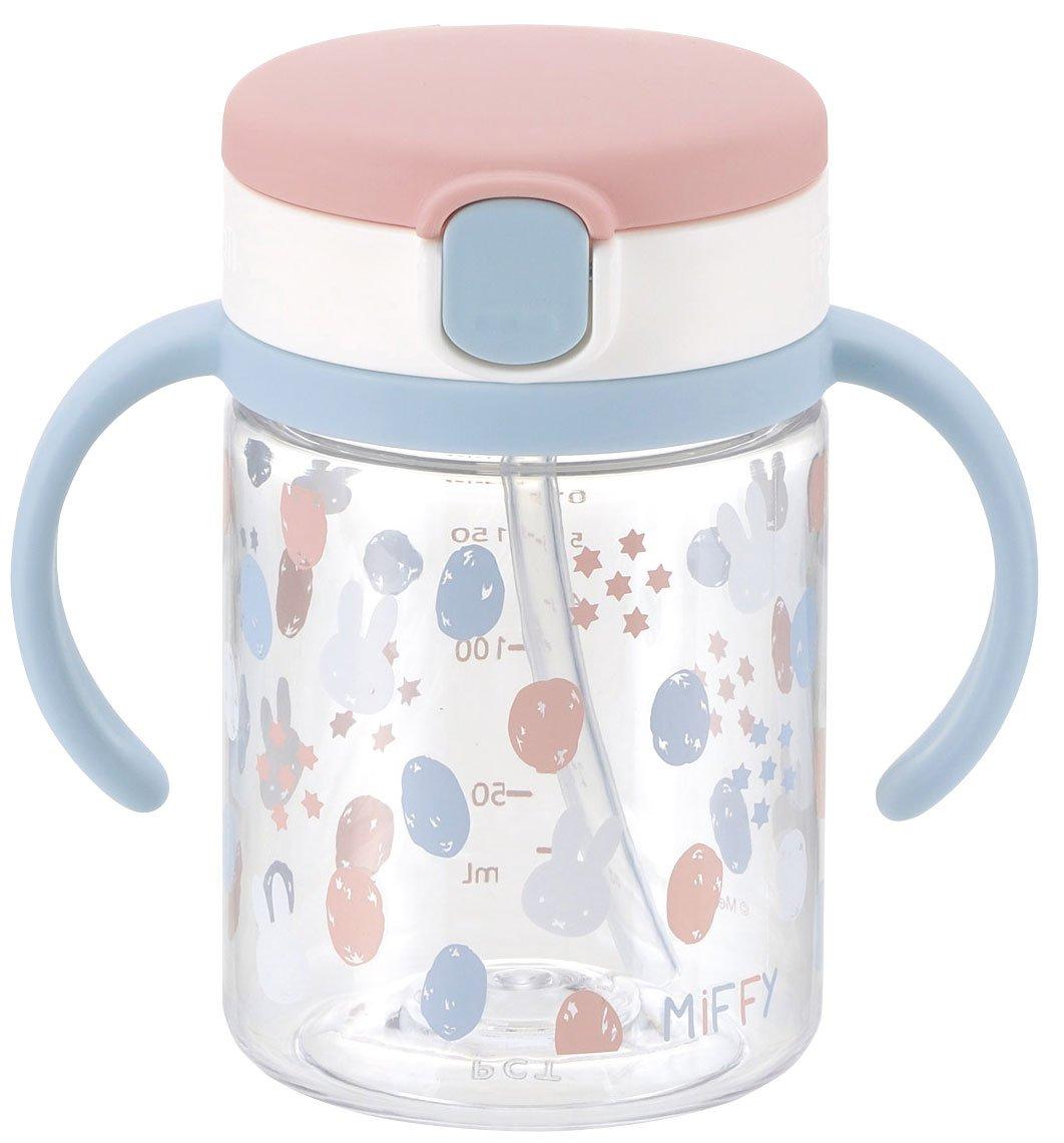 Richell Miffy Straw Mug 200ml suitable for babies 7 months and On-the-Go (1 piece, 200ml, older)