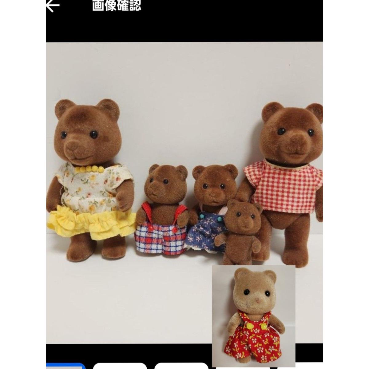 Б/у кукла бурый медведь Sylvanian Families