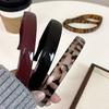 Folding Headband Acrylic No Pressure Anti-Slip Tortoiseshell Pattern Retro Style Adjustable Hair Hoop Hair