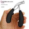 1 peça Cortador de Unhas Resistente Evita Salpicos Cortador Largo para Unhas da Mão Cortador de Unhas Grossas e Duras Lâmina Curva Tesoura de Manicure Ferramenta