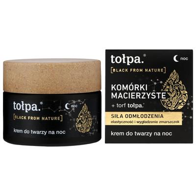Tołpa Black From Nature Face Cream For Night - Strength of Rejuvenation 50 Ml