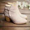Autumn and Winter New Thick Heel Side Zipper Round Head Bow Martin Boots Women's Large Size and Ankle Boots
