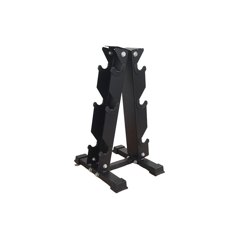 Three-Tier Dumbbell Rack: Compact Home Fitness Organizer