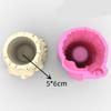 Wreath Girls Pen Holder Pot Silicone Mold Epoxy Resin Mold Table Ornament Mold