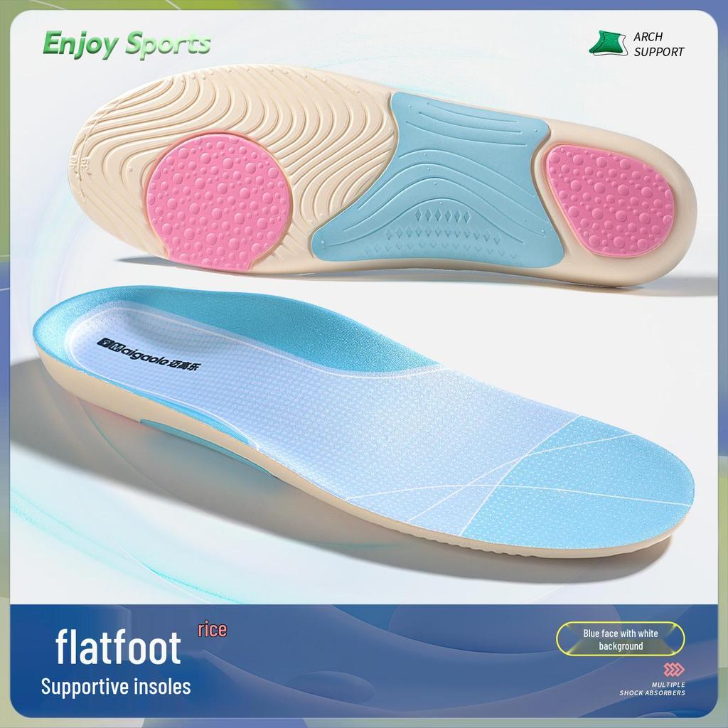 Arch Support Insoles for Men & Women - Relieve Foot Pain, Correct Flat Feet, Shock Absorption for Sports & Long Standing Comfort