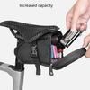 Mountainbike-Sattel Aufbewahrungssitze Tasche Hintere Werkzeugtaschen Fahrrad Hecktasche Fahrradsattelstütze Hecktasche Einfach zu bedienen