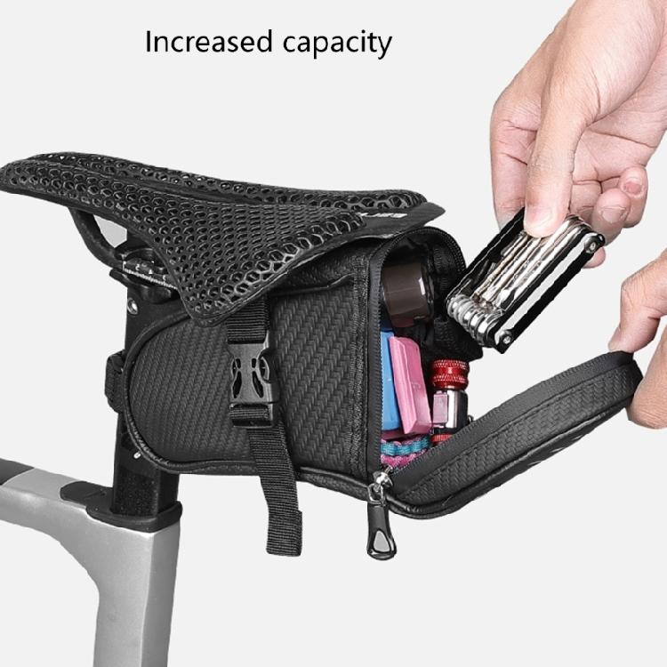 Mountainbike-Sattel Aufbewahrungssitze Tasche Hintere Werkzeugtaschen Fahrrad Hecktasche Fahrradsattelstütze Hecktasche Einfach zu bedienen
