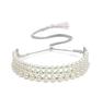 Beautiful Pearl Multilayer Beaded Choker Necklace Set for Women