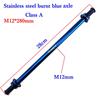 Multicolor M10/12 X220-360mm Motorcycle Front Wheel Shock Axle Medium Axle For Honda Yamaha RSZ JOG FORCE M3 Niu Scooter Parts
