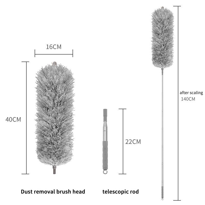 Extendable Microfiber Duster Retractable Duster Brush Household Cleaning Tools Dust Remover Brush For Dust Cleaning