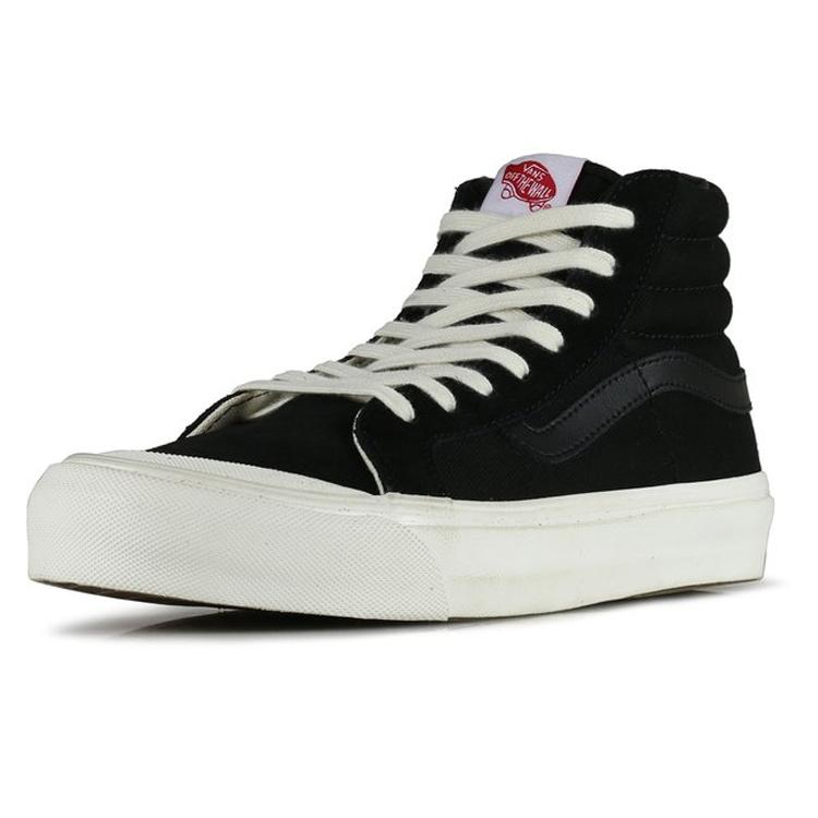 Vans Style 138 High Top Skateboard Shoes Unisex Black White VN0A3DP9VQA1