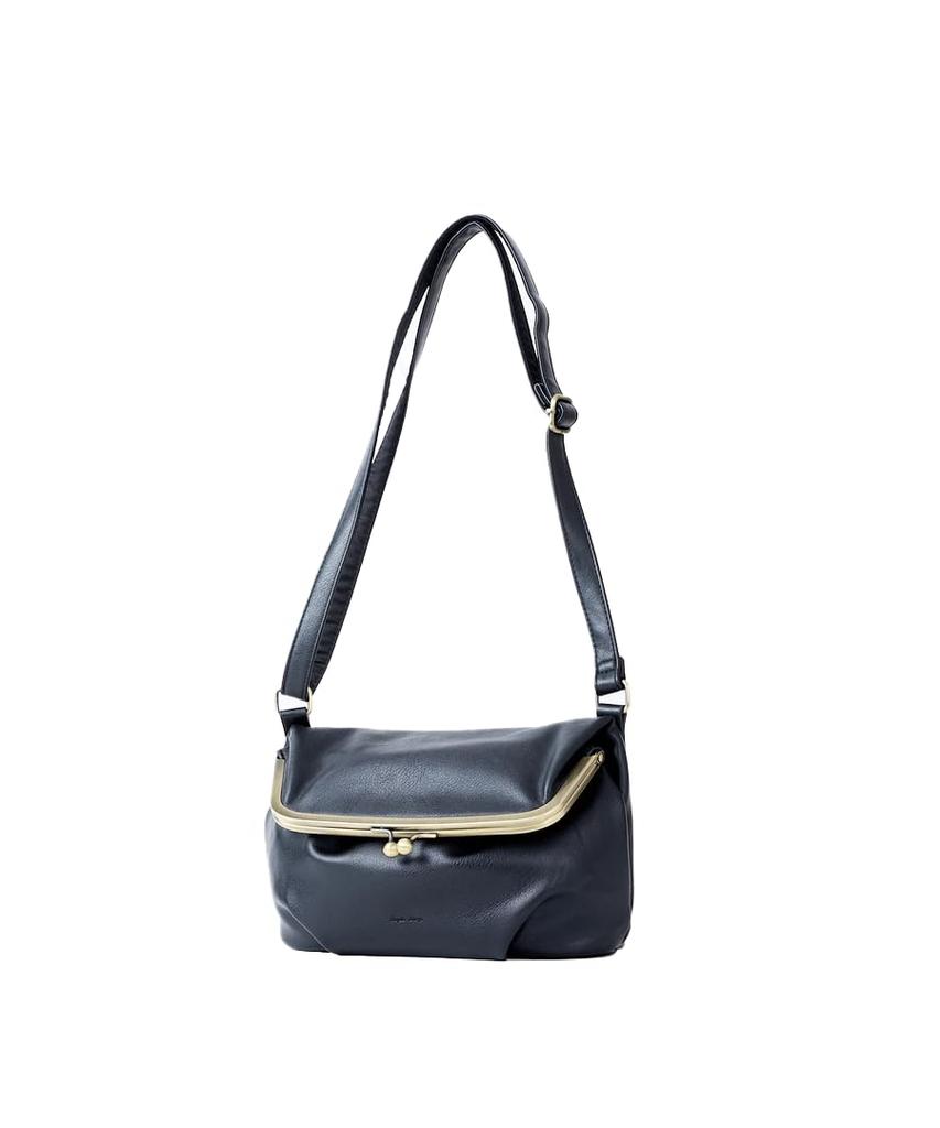 Shoulder Bag with Snap Closure for Black [Legat Largo] LG-V0121 Women,
