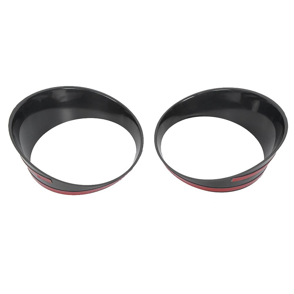 Headlight Cover Front Grille Inserts Trim Fit for Jeep Wrangler JL 20182019