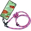Case - for Google Pixel 9 - Reinforced Corners Protection - Anti-Scratch - Pink Lanyard