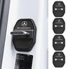 New 80% 2/4pcs Silicone Car Door Lock Buckle Protector Cover For Mercedes Benz AMG W204 W213 W205 W211 W176  W164 Cla Smart  Ac