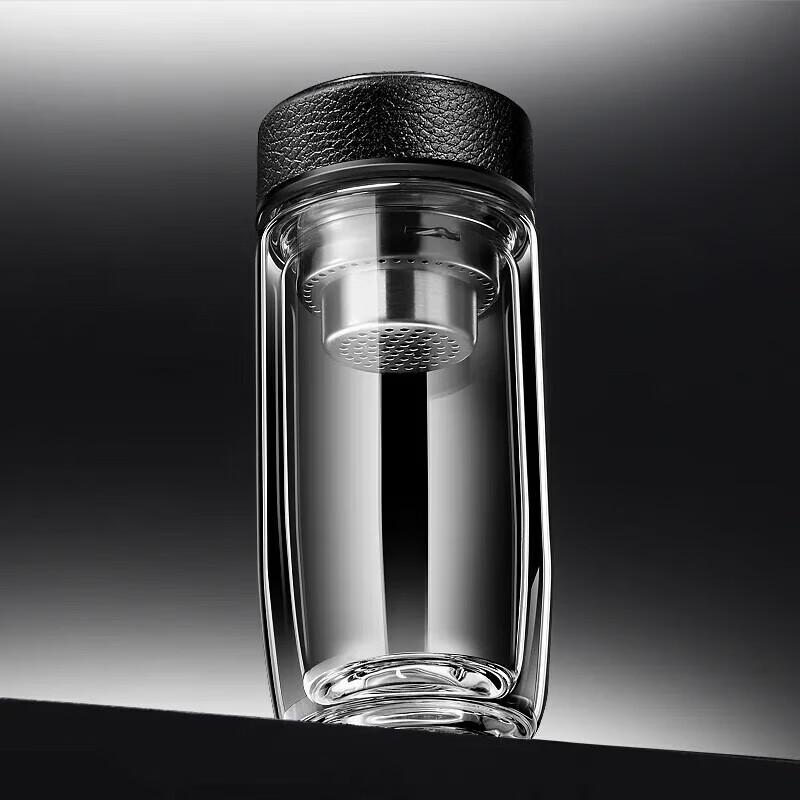 Tianyan Double-Layer Borosilicate Glass Tea Infuser Bottle