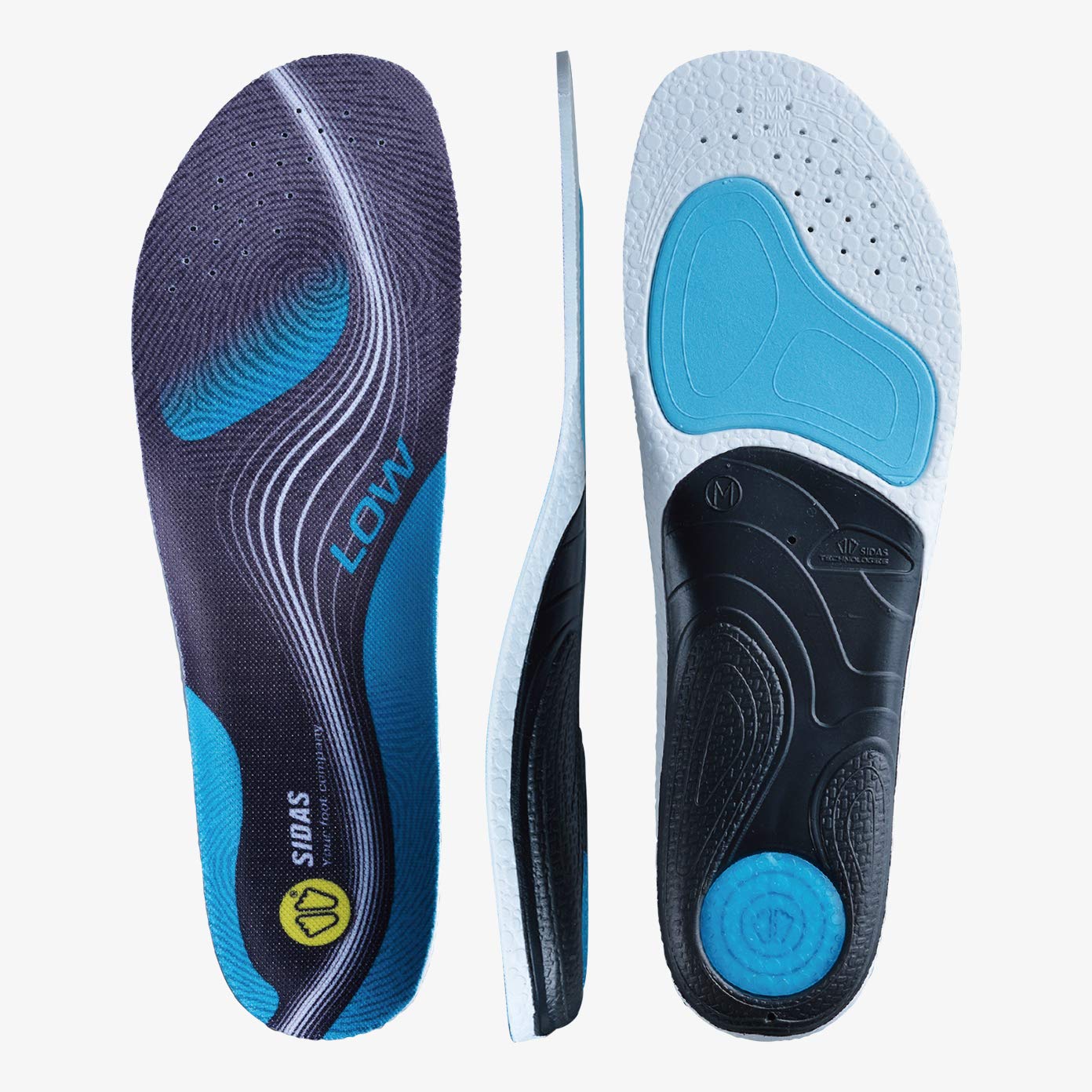 

SIDAS 3feet Active Low JP M (25,0см-26,5см) 311898303 Стелька с поддержкой свода стопы для бега и марафонов, амортизацией и пропульсией